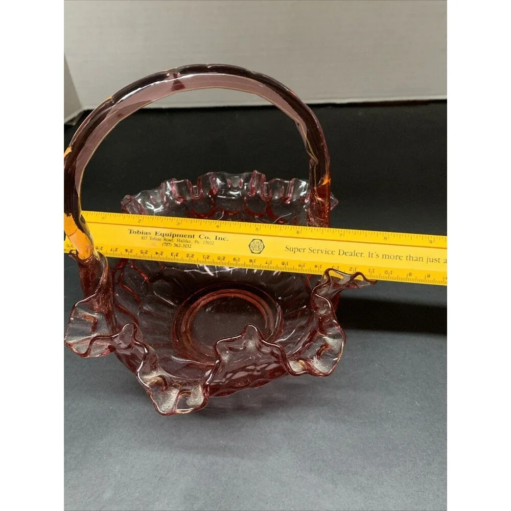 Fenton basket Colonial Pink 8
